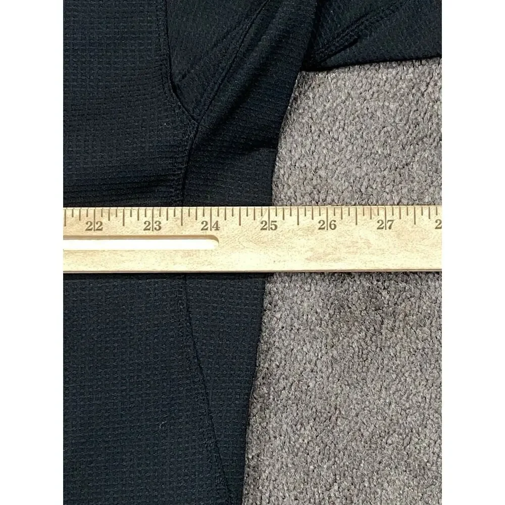 Nike Large GOLF FitDry Men's Polo Black Textured Raised Knit Collar Short Sleeve